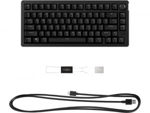 KEYBOARD ALLOY RISE 75 S BLACK/7G7A4AA#ABA HYPERX KEYBOARD ALLOY RISE 75 S BLACK/7G7A4AA#ABA HYPERX
