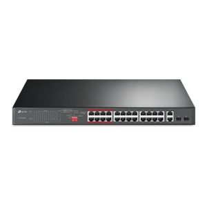 Switch TP-LINK TL-SL1226P Desktop/pedestal 24x10Base-T / 100Base-TX 2x10Base-T / 100Base-TX / 1000Base-T PoE+ ports 24 TL-SL1226P