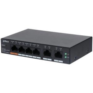 Switch DAHUA CS4006-4ET-60 Type L2 Desktop/pedestal PoE ports 4 CS4006-4ET-60
