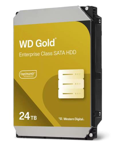 HDD WESTERN DIGITAL Gold WD242KRYZ 24TB SATA 512 MB 7200 rpm 3,5 in. WD242KRYZ