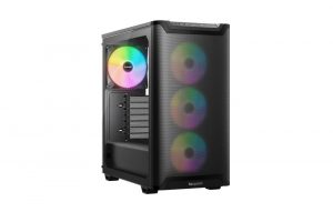 Case BE QUIET PURE BASE 501 LX MidiTower Case product features Transparent panel Not included ATX MicroATX MiniITX Colour Black BGW78