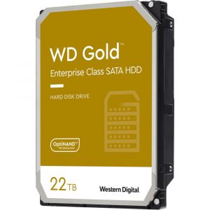 HDD WESTERN DIGITAL Gold 22TB SATA 512 MB 7200 rpm 3,5 in. WD221KRYZ