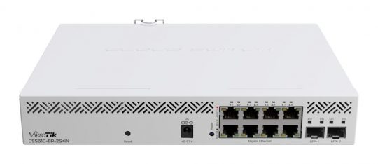 Switch MIKROTIK 8x10Base-T / 100Base-TX / 1000Base-T 2xSFP+ CSS610-8P-2S+IN