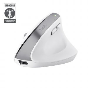 MOUSE USB OPTICAL WRL BAYO+/ERGONOMIC WHT 25399 TRUST
