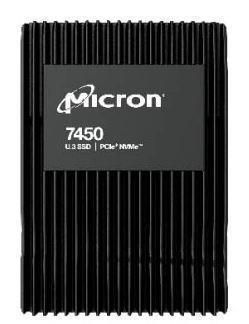 SSD MICRON SSD series 7450 MAX 12.8TB PCIE NVMe NAND flash technology TLC Write speed 5600 MBytes/sec Read speed 6800 MBytes/sec Form Factor U.3 TBW 70000 TB MTFDKCC12T8TFS-1BC1ZABYYR