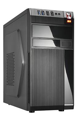 Case GOLDEN TIGER Supported motherboard form factors micro ATX Black Midi Tower Baltimore 530 BALTIMORE5302USB2+2USB3