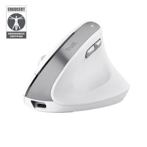MOUSE USB OPTICAL WRL BAYO II/ERGO WHT 25398 TRUST