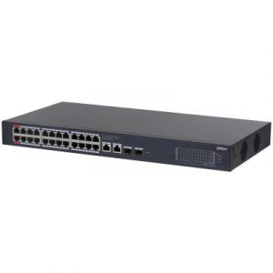 Switch DAHUA CS4228-24GT-240 Desktop/pedestal Rack 2xSFP 26xRJ45 240 Watts CS4228-24GT-240
