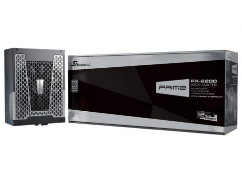 Power Supply SEASONIC PRIME PX ATX 3.1 2200 Watts Efficiency 80 PLUS PLATINIUM MTBF 100000 hours PRIME-PX-2200-ATX30