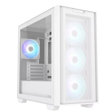 Case ASUS A21 PLUS MidiTower Case product features Transparent panel Not included MicroATX MiniITX Colour White A21PLUSTGARGBWHITE