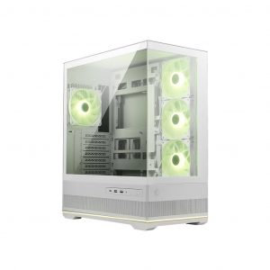 Case MSI MAG PANO 110R PZ / WHITE MidiTower Case product features Transparent panel Not included Colour Black MAGPANO110RPZWHITE