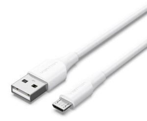 CABLE USB2.0 TO MICRO-B/1M WHITE CTIWF VENTION