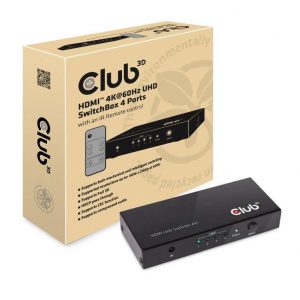 VIDEO SWITCH HDMI 4PORT/CSV-1370 CLUB3D
