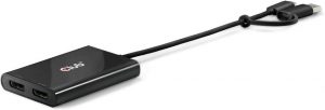 I/O ADAPTER USB-C TO DP/DUAL CSV-1478 CLUB3D