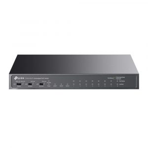 Switch TP-LINK Desktop/pedestal 8x10Base-T / 100Base-TX 1xSFP 2xRJ45 PoE+ ports 8 65 Watts TL-SL1311P