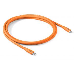 CABLE USB-C TO USB-C 2M/M/M ORANGE CAC-3000 CLUB3D