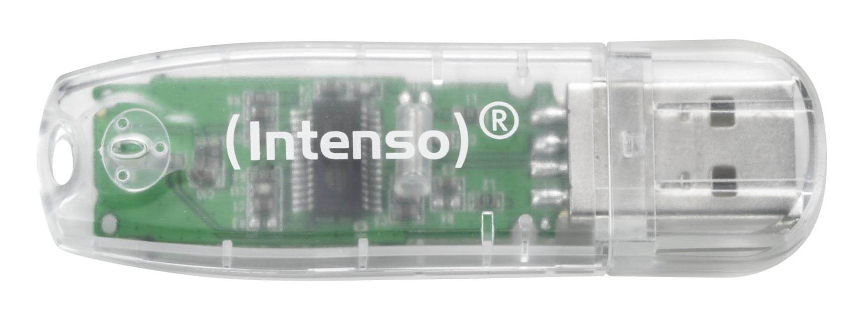 MEMORY DRIVE FLASH USB2 32GB/TRANSPARENT 3502480