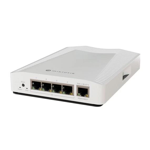 Switch|MIKROTIK|1x10Base-T / 100Base-TX / 1000Base-T|4x10GbE|PoE ports