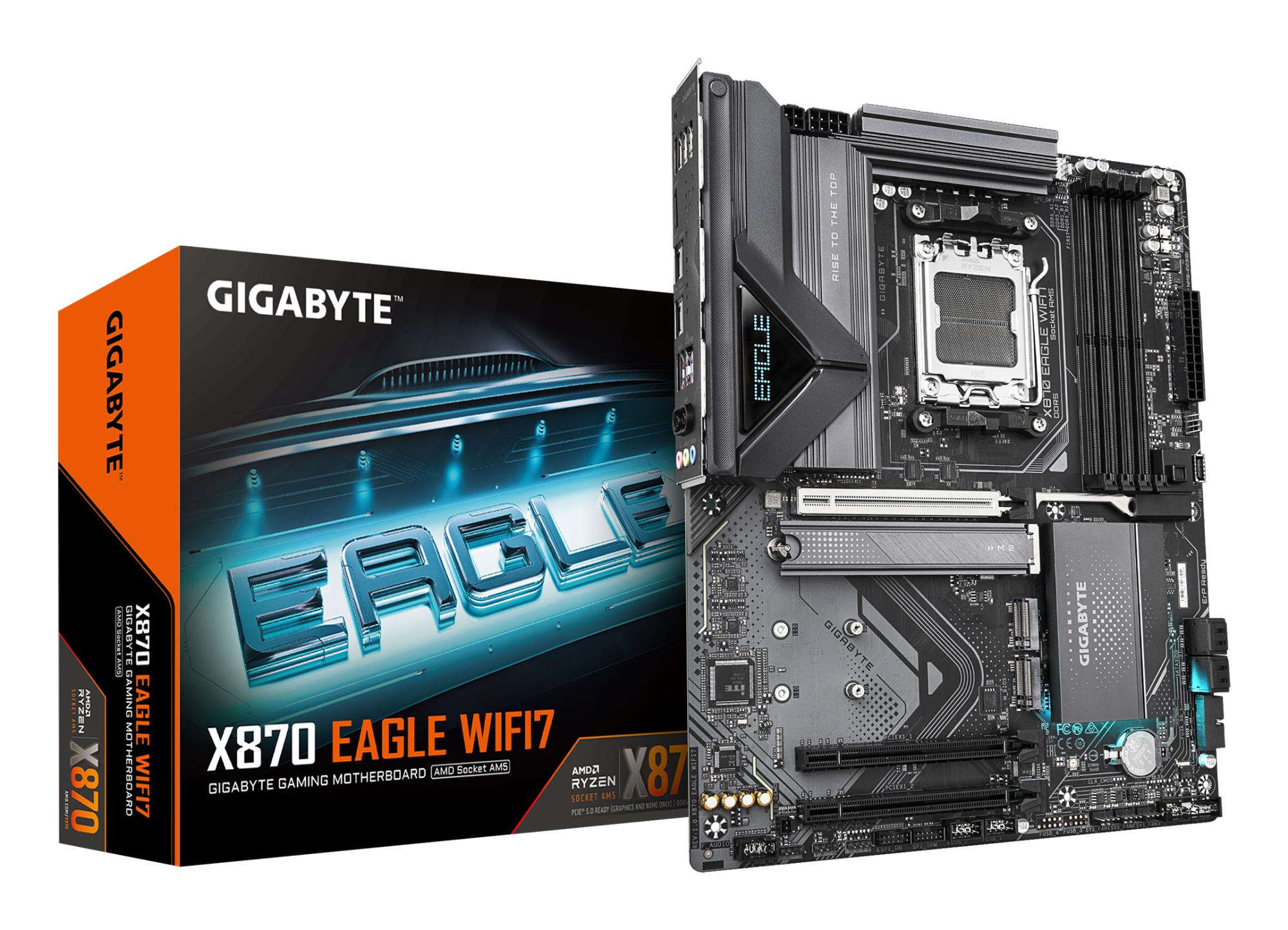 Mainboard|GIGABYTE|AMD X870|SAM5|ATX|Memory DDR5|Memory slots 4|2xPCI-Express 3