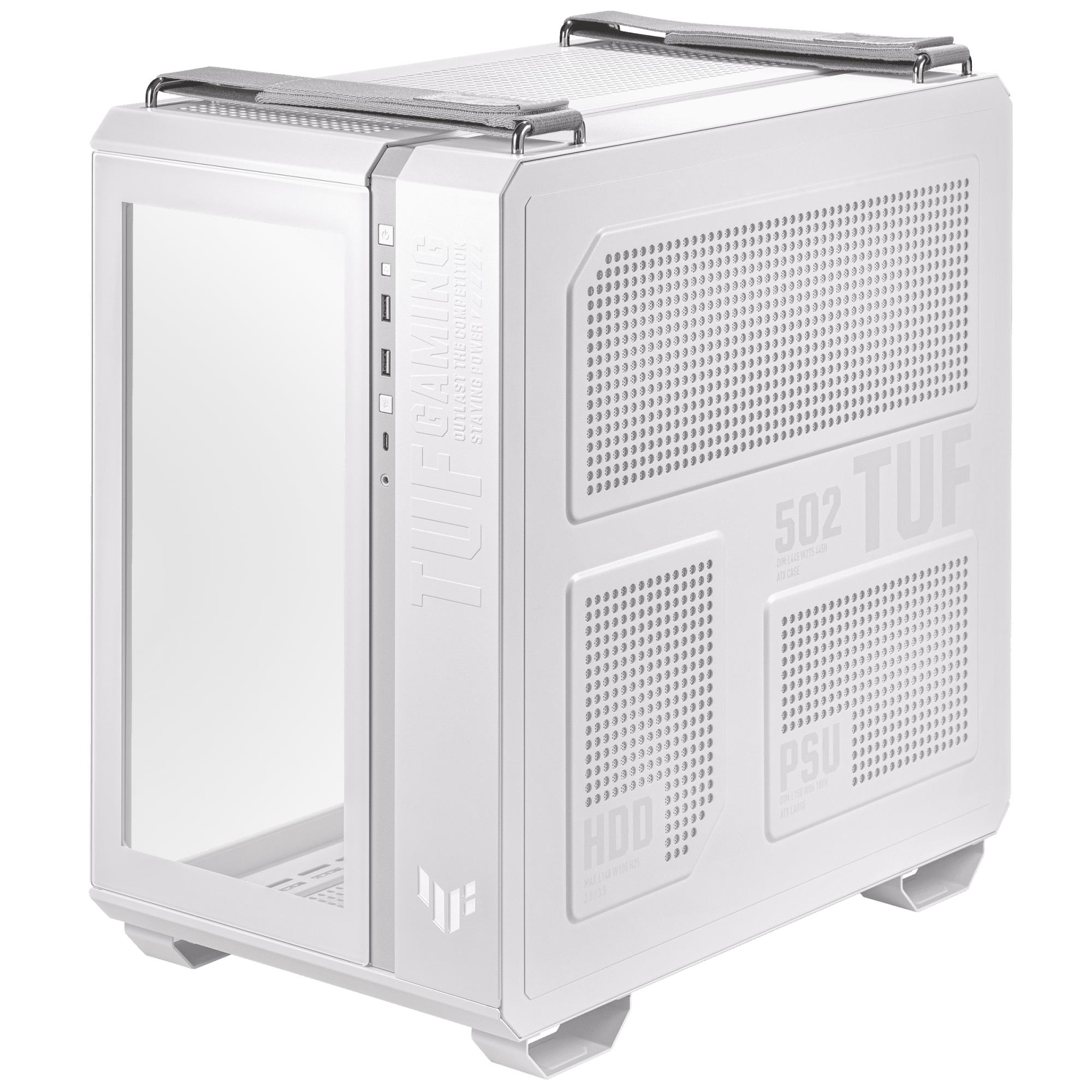 Case|ASUS|TUF Gaming GT502|MidiTower|Case product features Transparent