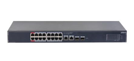 Switch|DAHUA|DH-SG4020LP|Switch layer L2|16xRJ-45 ports|RJ-45 Ports Type