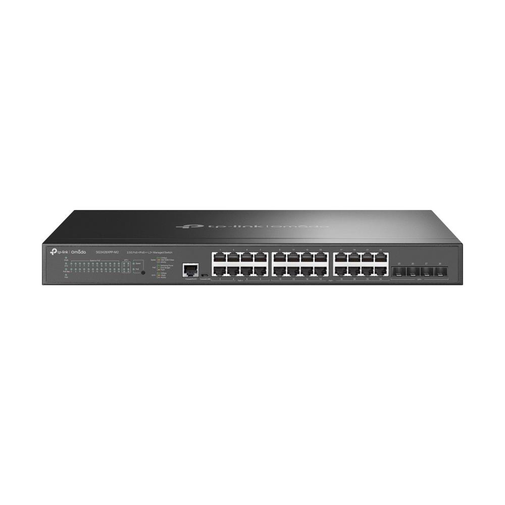 Switch|TP-LINK|Omada|SG3428XPP-M2|Desktop/pedestal |Rack|24x2.5GbE|4xSFP+|1xConsole|1|PoE+ ports 16|500 Watts|SG3428XPP-M2