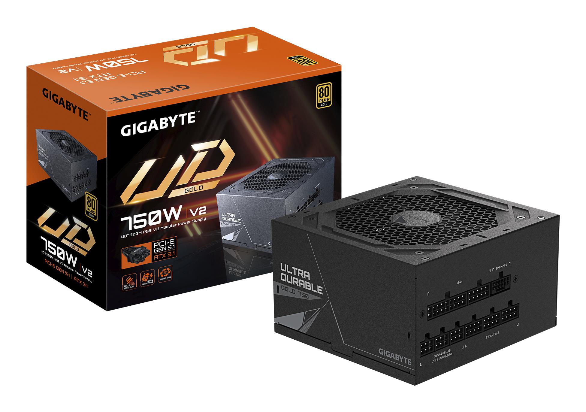 Power Supply|GIGABYTE|UD750GM PG5 V2|ATX 3.1|750