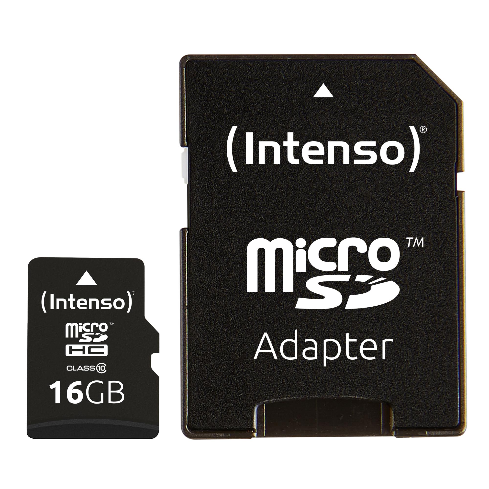 MEMORY MICRO SDHC 16GB C10/W/ADAPTER 3413470