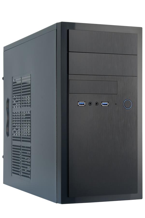 Case|CHIEFTEC|MiniTower|MicroATX|Colour Black|HT-01B-OP