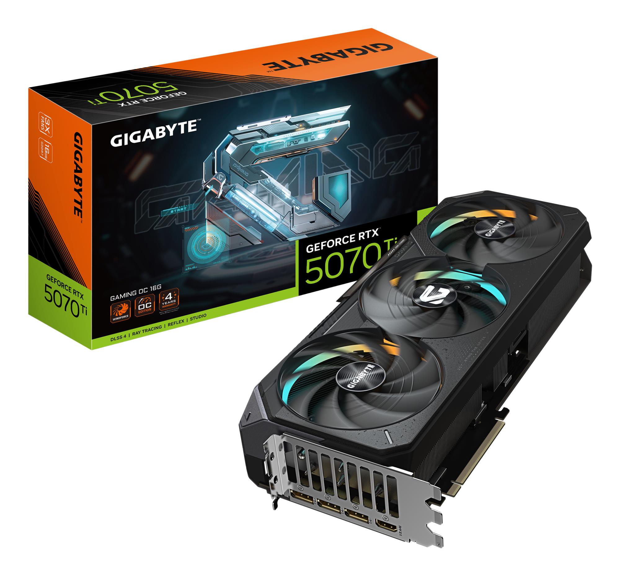 Graphics Card|GIGABYTE|NVIDIA GeForce RTX 5070 Ti|16