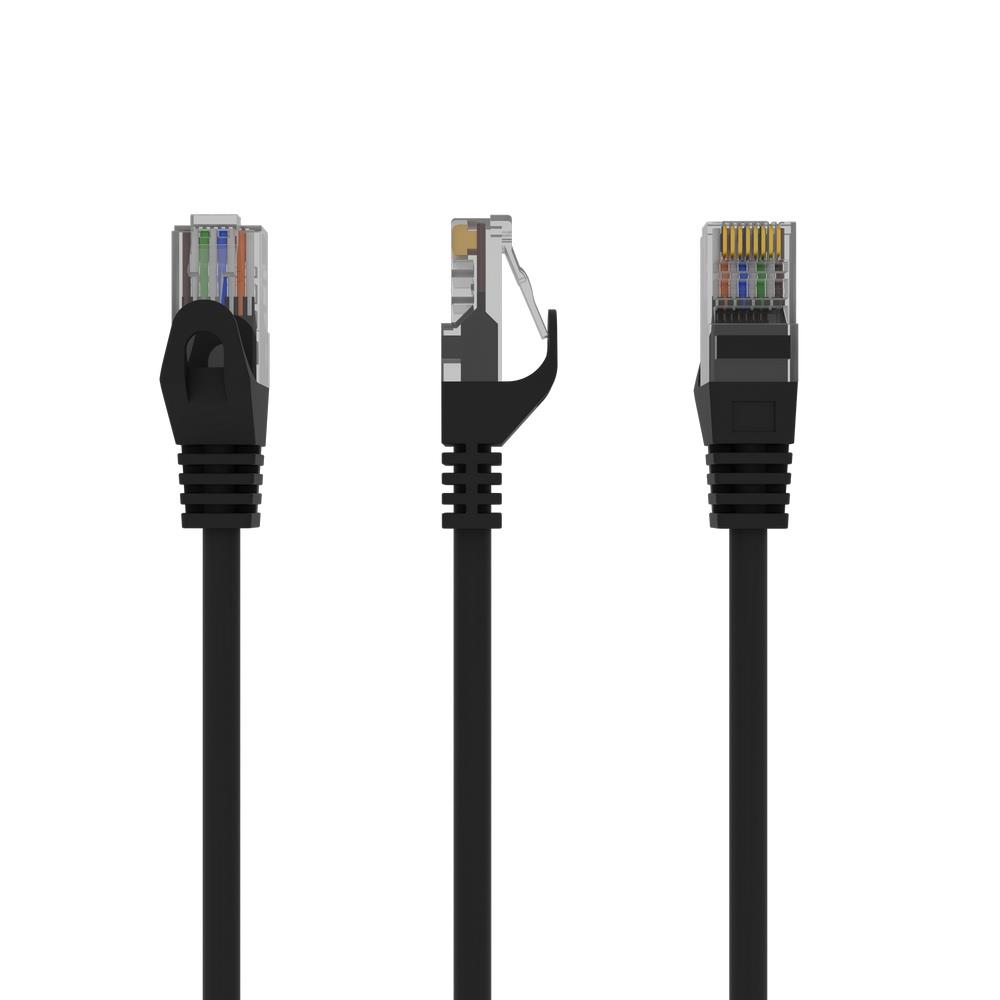 PATCH CABLE CAT6 UTP 2M/BLACK PP6U-2M/BK