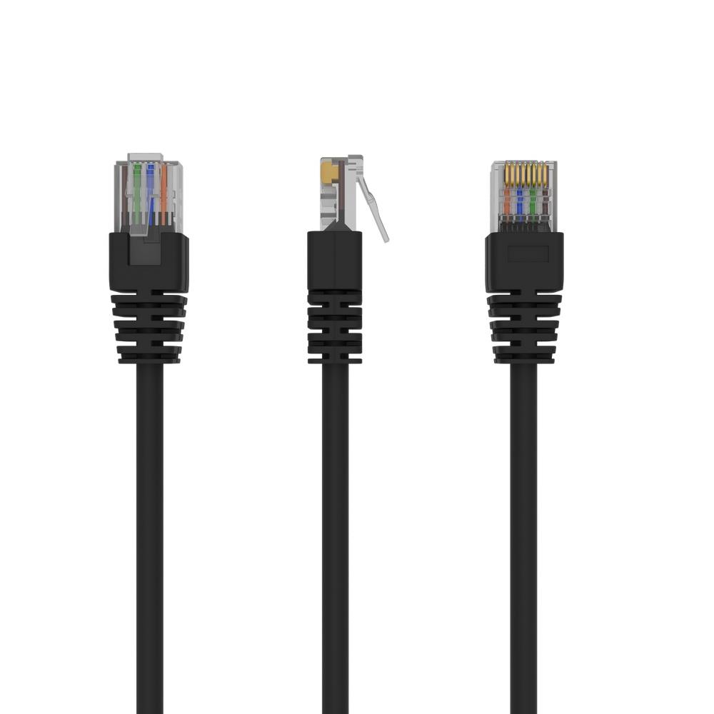 PATCH CABLE CAT5E UTP 0.5M/BLACK