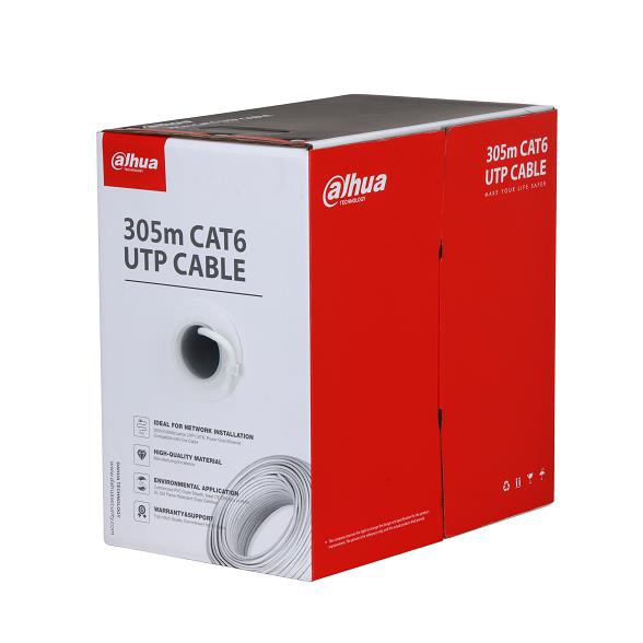 CABLE CAT6 UTP 305M CCA WHITE/PFM922I-6UN-C-WHITE
