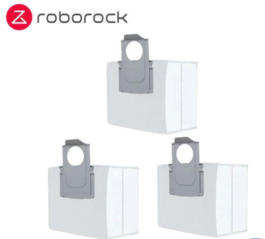Vacuum Cleaner Accessory|ROBOROCK|Disposable Dust Bag 3pcs|White|For