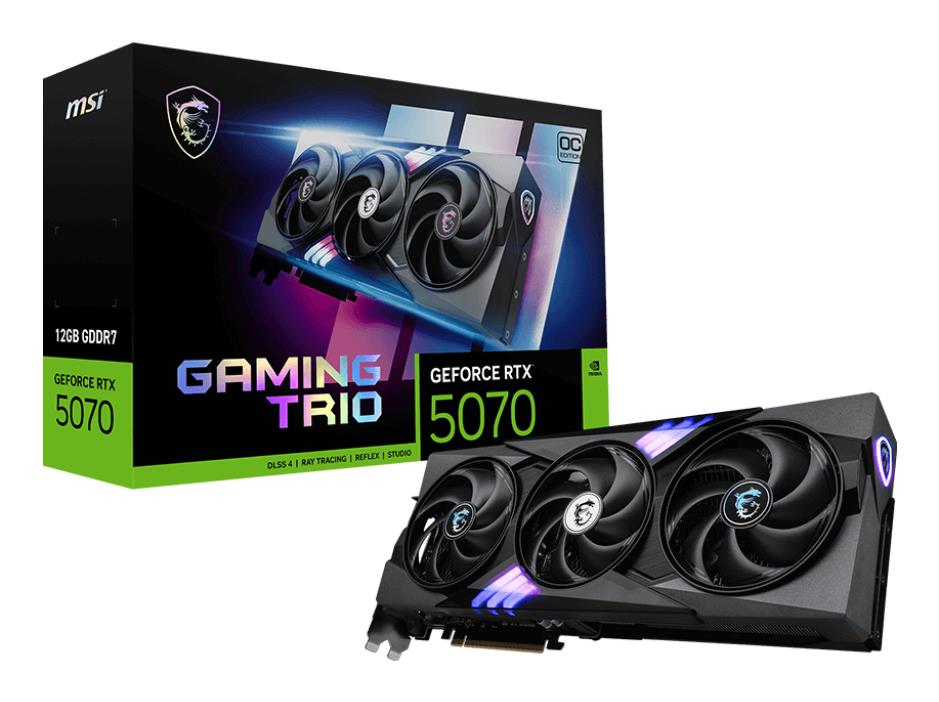 Graphics Card|MSI|NVIDIA GeForce RTX 5070|12 GB|GDDR7|192