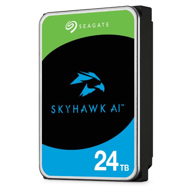 HDD|SEAGATE|SkyHawk AI| 24 TB|Serial ATA III|Buffer