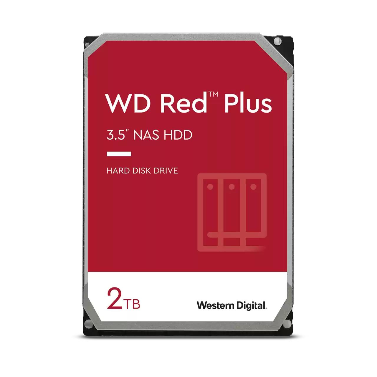 HDD|WESTERN DIGITAL|Red Plus|2TB|SATA|64 MB|5400 rpm|3,5&quot