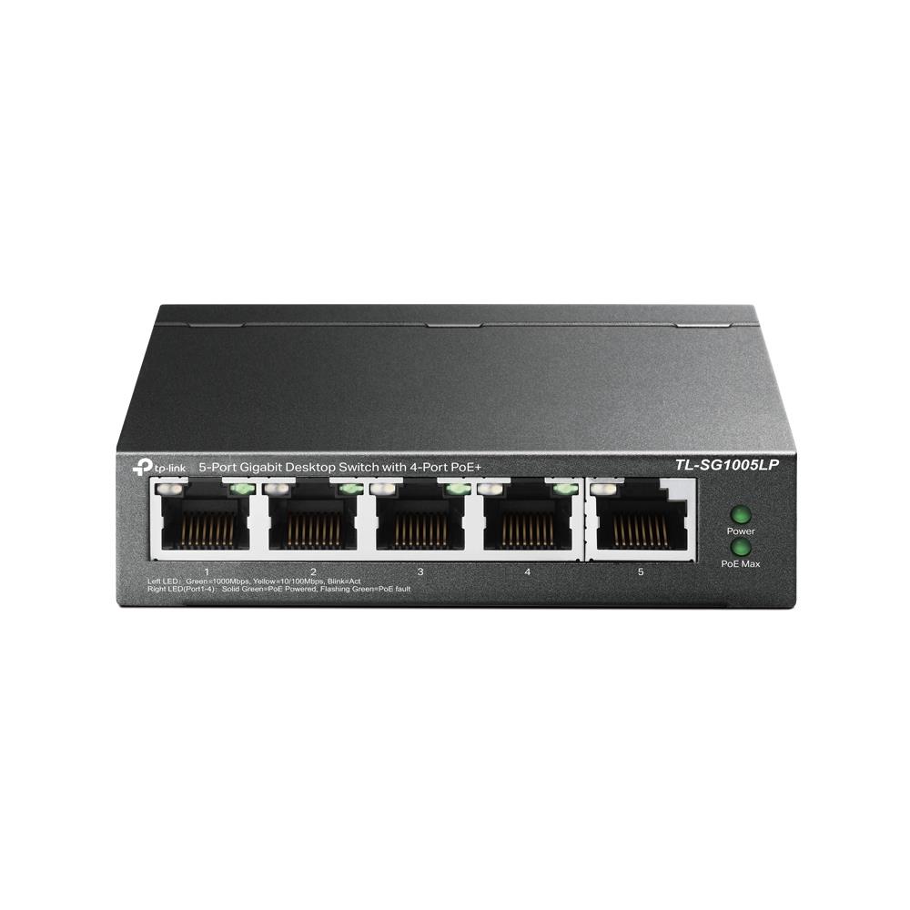 Switch|TP-LINK|Desktop/pedestal|5x10Base-T / 100Base-TX / 1000Base-T|PoE ports