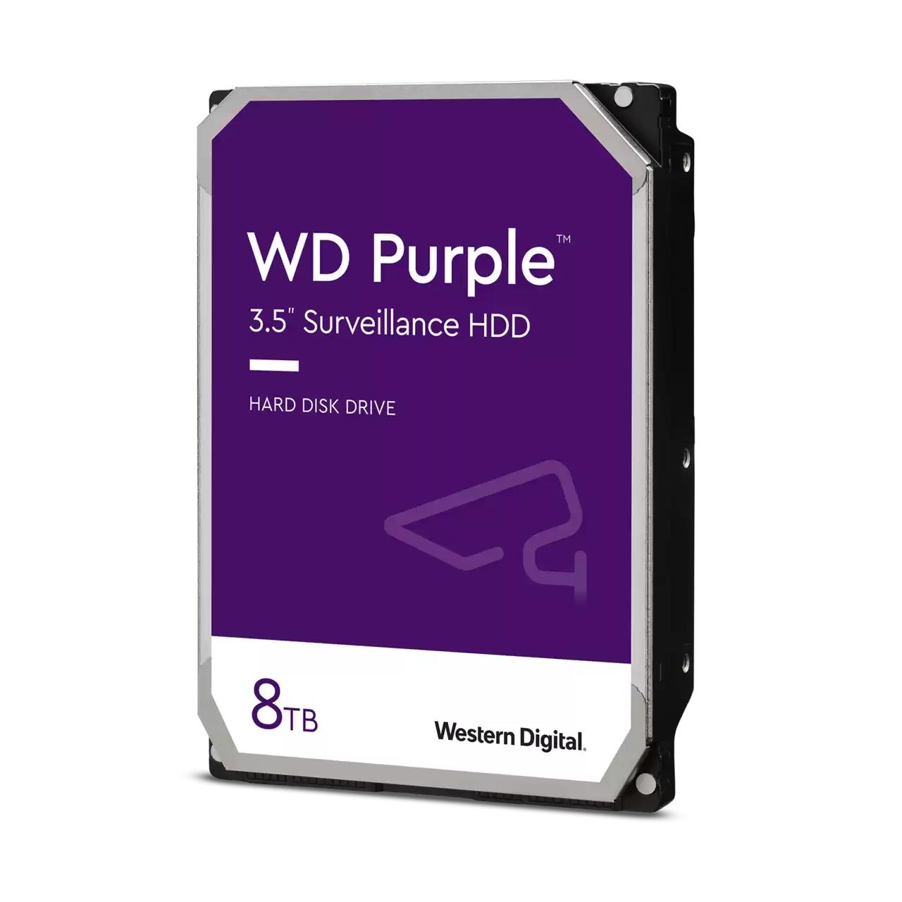 HDD|WESTERN DIGITAL|Purple|8TB|SATA 3.0|256 MB|5640 rpm|3