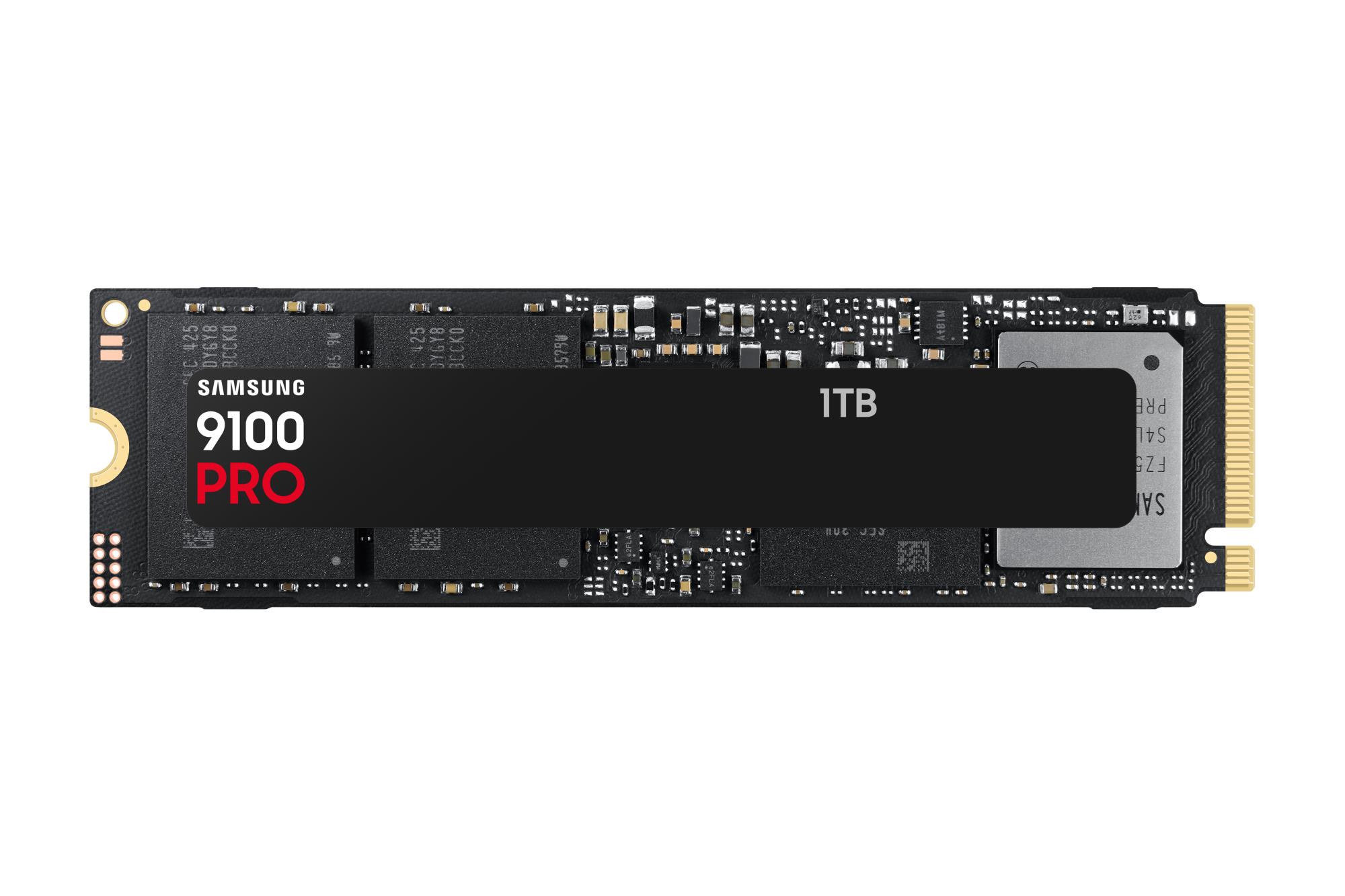 SSD|SAMSUNG|9100 PRO|1TB|M.2|PCIe Gen5|NVMe|TLC|Write speed 13300