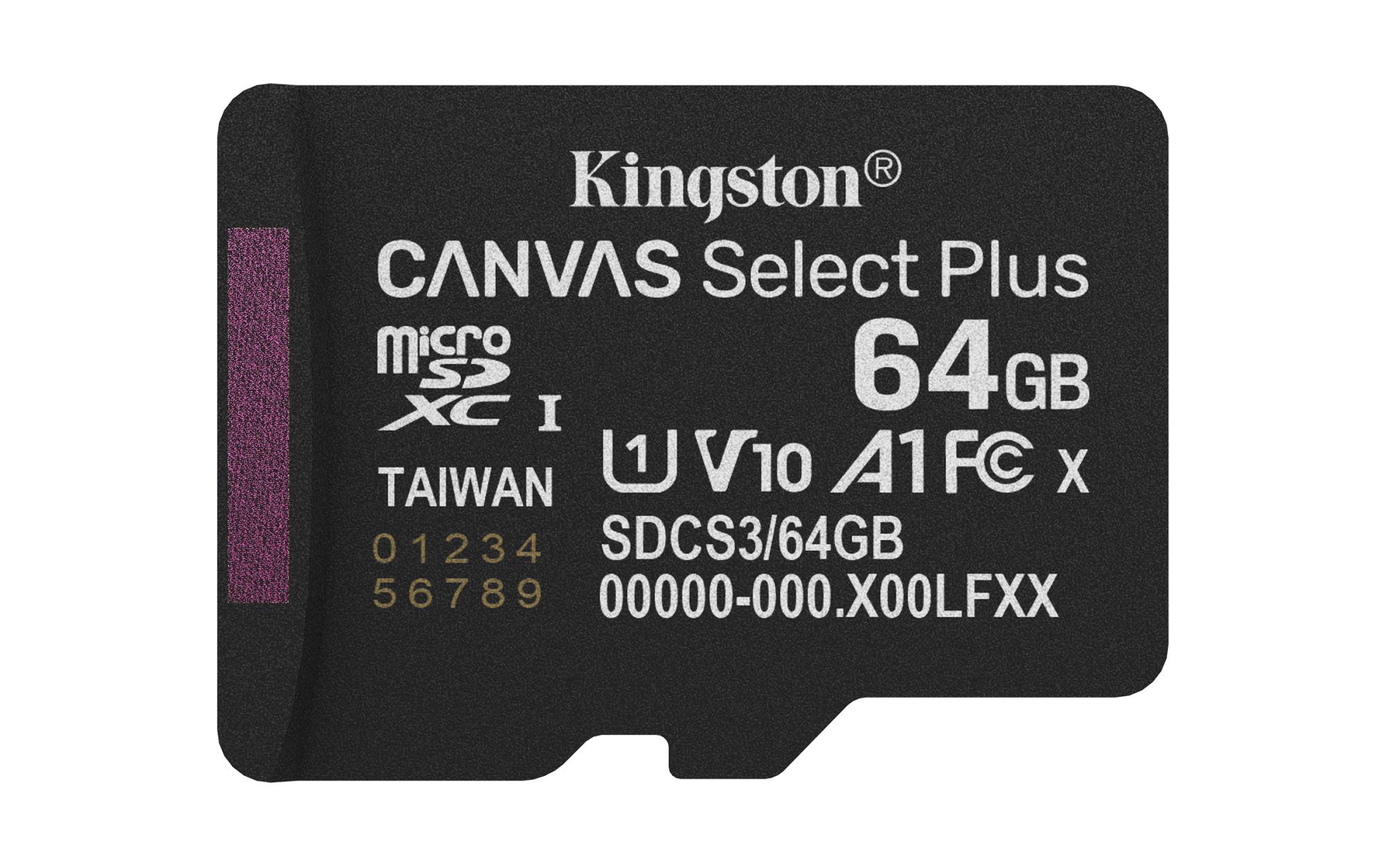 MEMORY MICRO SDXC 64GB UHS-I/SDCS3/64GBSP KINGSTON