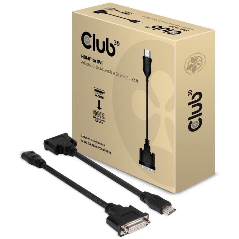 I/O ADAPTER HDMI TO DVI-D/CAC-HMD>DFD CLUB3D
