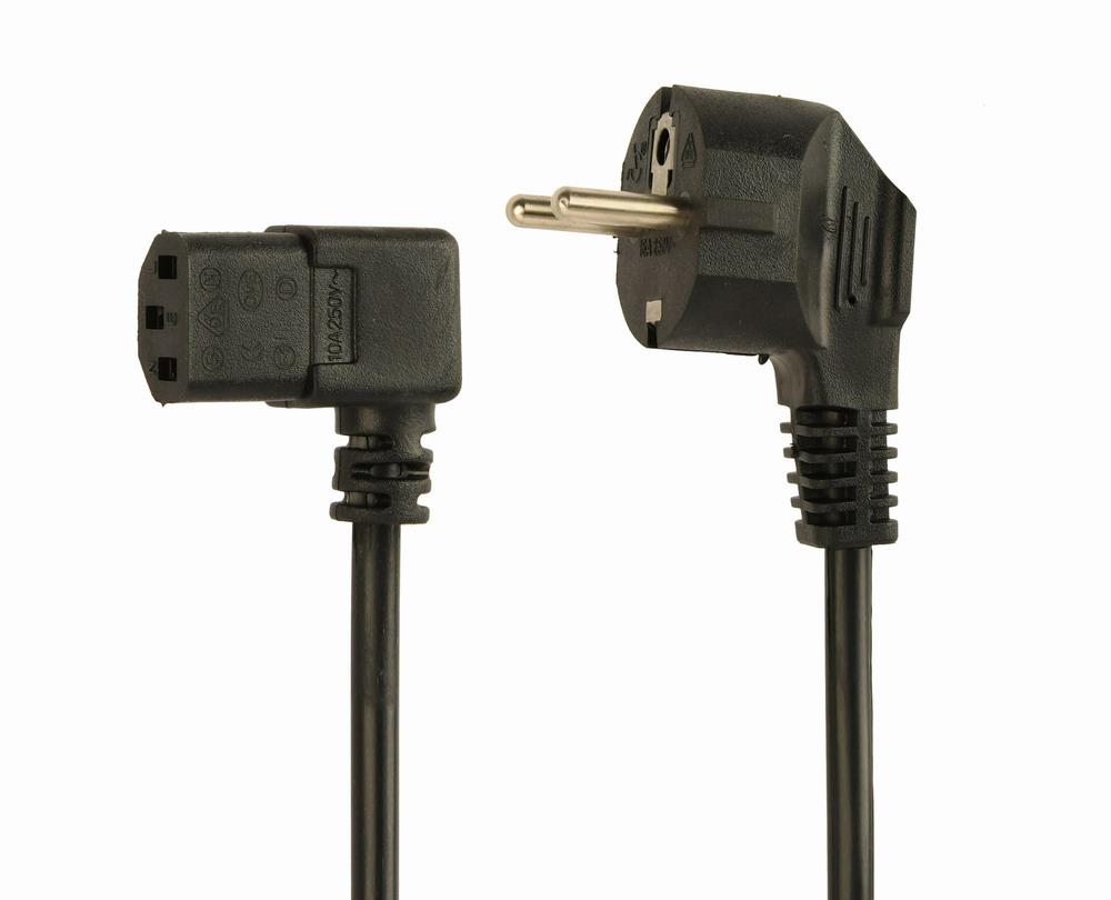 CABLE POWER ANGLED VDE 1.5M/PC-186A-VDE1B-1