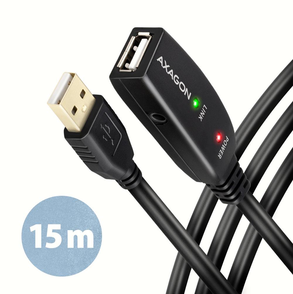 CABLE USB2.0 A-M/A-F ACTIVE/15M ADR-215