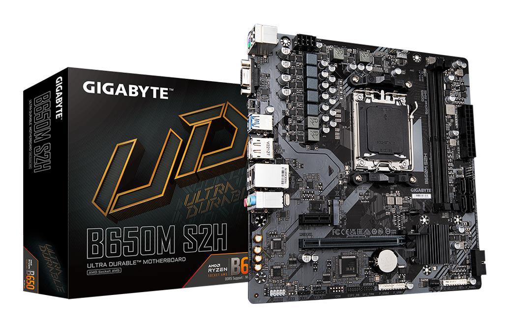 Mainboard|GIGABYTE|AMD B650|Socket AM5|micro ATX|RAM DDR5-SDRAM|2xSlots|1xNumber of
