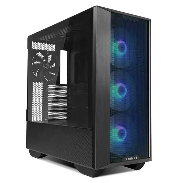 Case|LIAN LI|ATX/micro ATX/Mini-ITX/EATX|Black/Transparent|Midi Tower|PC|Lian Li Lancool