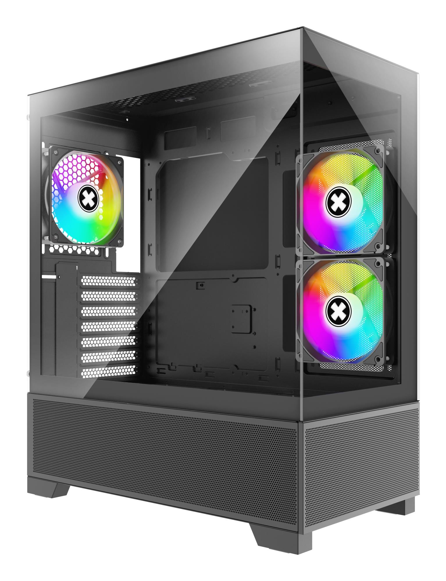 Case|XILENCE|XG172|MidiTower|Case product features Fan control panel/Transparent