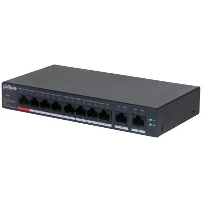 Switch|DAHUA|CS4010-8GT-110|Type L2|Desktop/pedestal|8x10Base-T / 100Base-TX / 1000Base-T|PoE