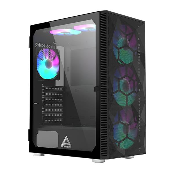 Case|MONTECH|X3 Mesh|MidiTower|Not included|Colour Black|X3MESH(B)