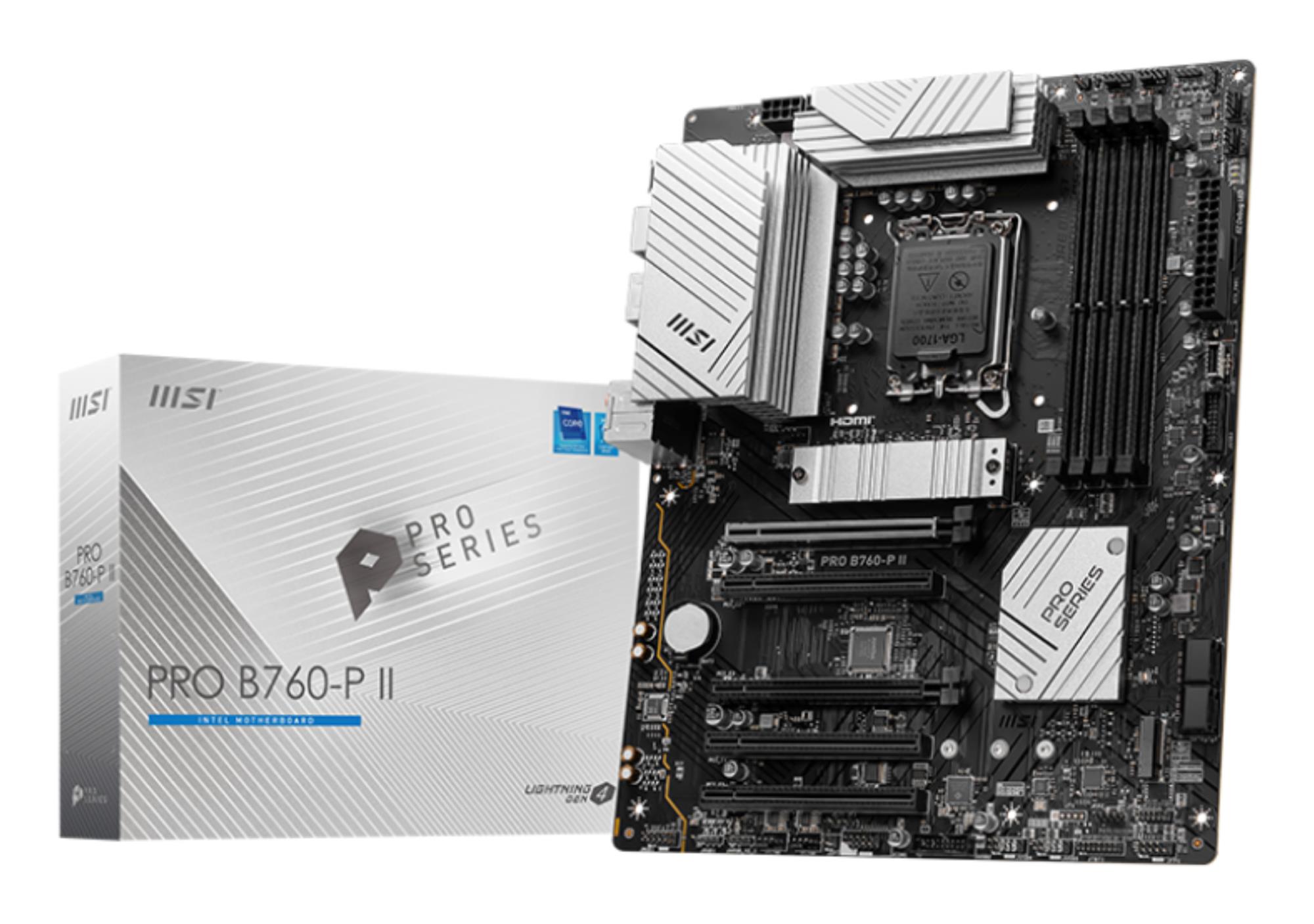 Mainboard|MSI|Intel B760 Express|LGA1700|Memory DDR5|Memory slots 4|5xPCI-Express
